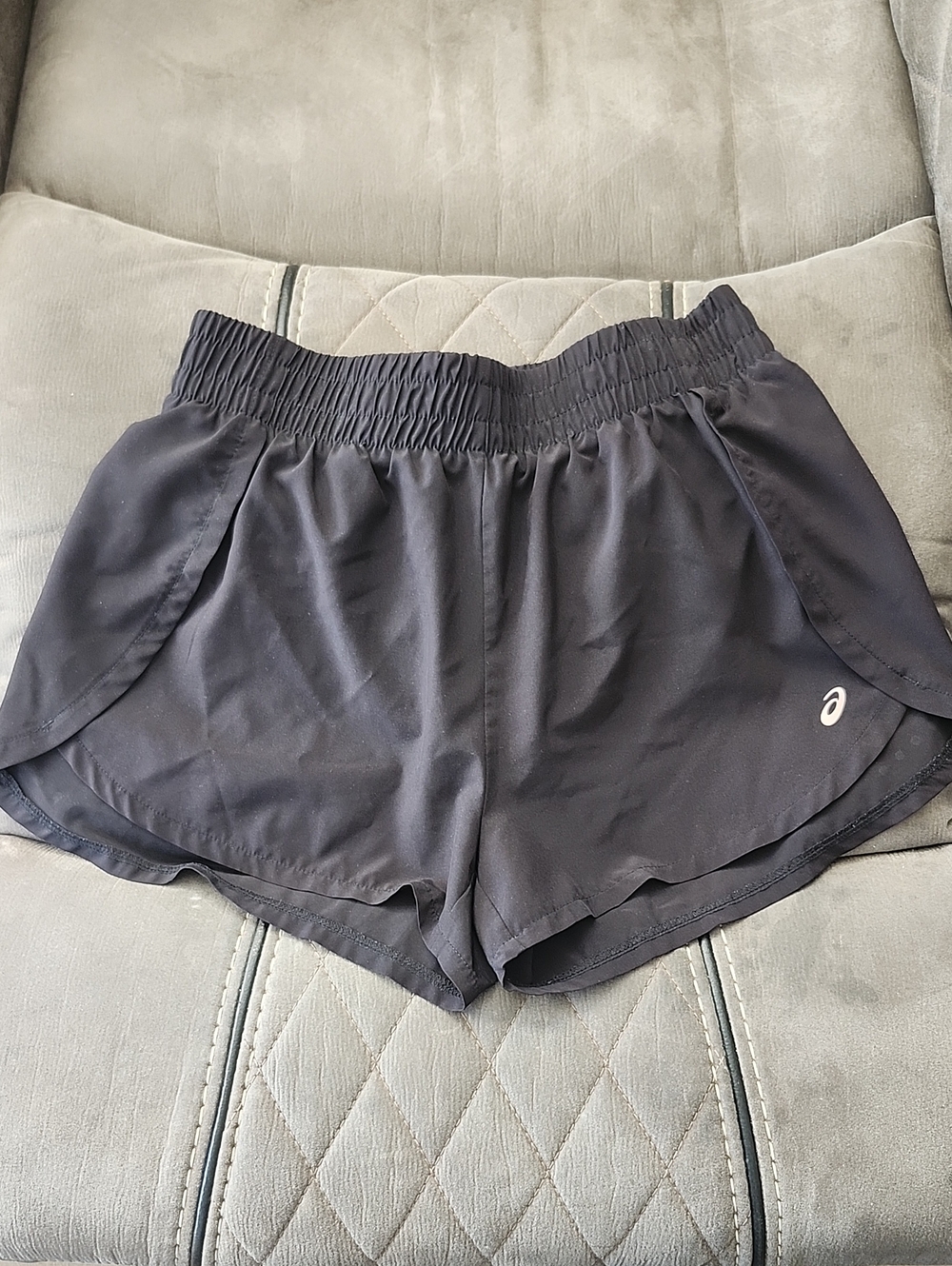 ASICS Women's Black Athletic Running Shorts